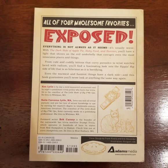 The Dark Side of Apple Pie Baby Food & Bunnies Paperback Book 220 Scary Facts - Picture 2 of 5